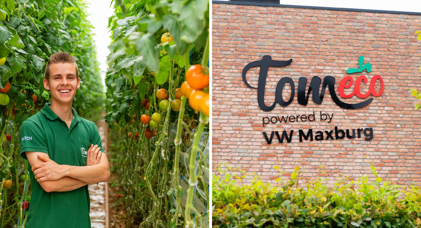 Collega Tomeco Naast logo Tomeco Powered by VW Maxburg