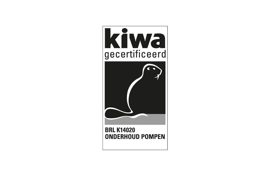 Kiwa certificaat BRL K14020 voor onderhoud van pompen