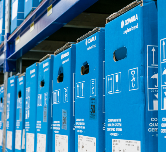 Voorraad Lowara dompelpompen