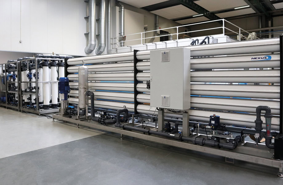 2 Katharis ultrafiltratie en 1 Nexus HPRO naast elkaar