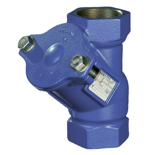 Balkeerklep van gietijzer voorzien van binnendraad