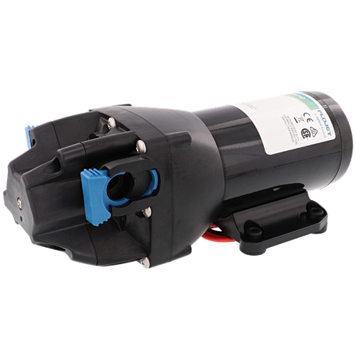 Flojet diafragmapompen elektrisch aangedreven van polypropyleen en celcon