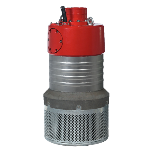 Grindex Magnum met aanzuigkorf en tule voor het verpompen van voeistoffen