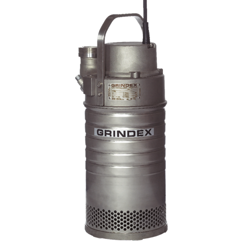 Grindex Master Inox roestvrij met aanzuigkorf