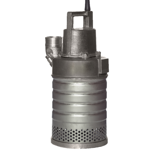 Grindex Minette Inox dompelpomp met aanzuigkorf voor het vermijden van te grote delen