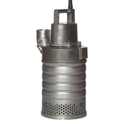 Grindex Minette Inox dompelpomp met aanzuigkorf voor het vermijden van te grote delen