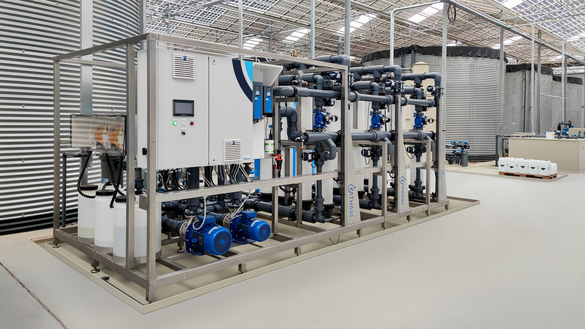 Kathari ultrafiltratie geïnstalleerd bij Green brothers