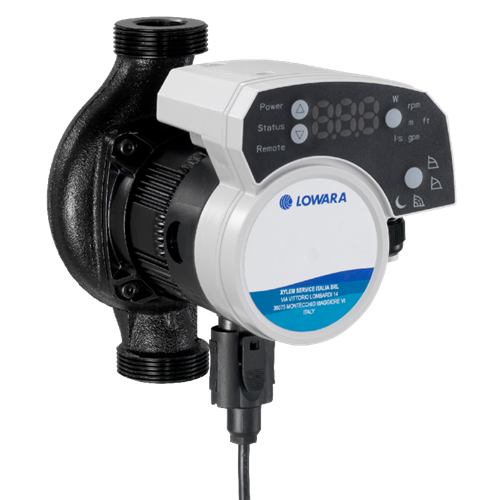 Lowara Ecorirc In-line centrifugaalpomp voor verwarmings, airconditionings en warmwatersystemen