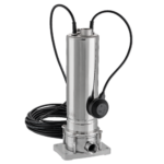 Lowara SCUBA DRY meertrapspomp met vlotter en kabel