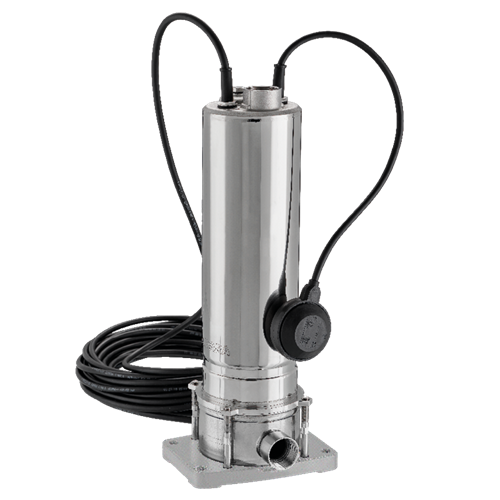 Lowara SCUBA DRY meertrapspomp met vlotter en kabel