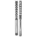 2 Lowara Z8- ZR8 bronpompen opengewerkt gemaakt van roestvast gietstaal