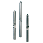 3 modellen Lowara e-GS 4" bronpompen van rvs