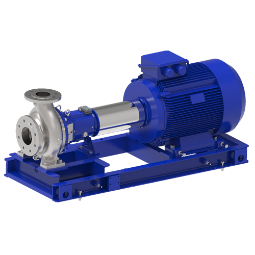 Lowara e-IXP centrifugaalpomp ontworpen volgens ISO 2858 en 5199 voor industriele toepassingen
