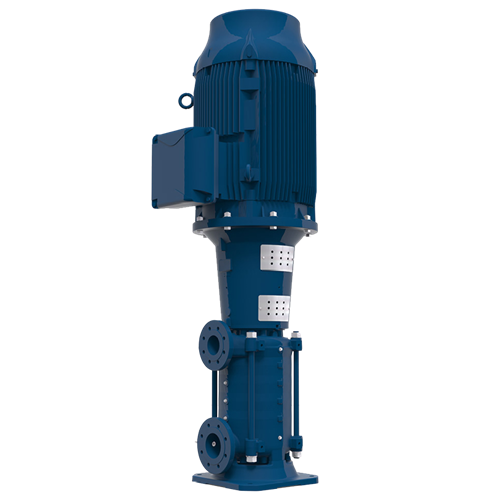 Lowara E MPv verticale meertrapspomp van gietijzer en rvs 316