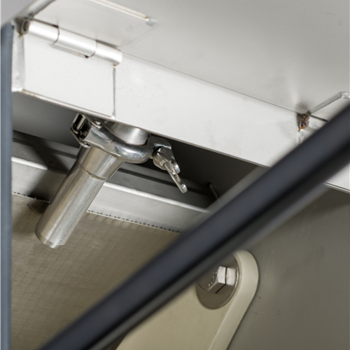 REKO drukgevoede zeefbocht scharnier en gasdrukveer