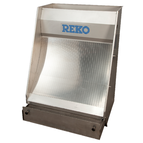 REKO zeefbocht met zeefplaten voor afval en proceswater
