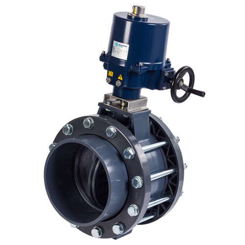 Envalve VK11 vlinderklep bestand tegen veel agressieve stoffen.