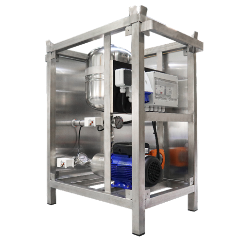 Open hydrofoorunit 1-fase voor drukverhoging in de bouw