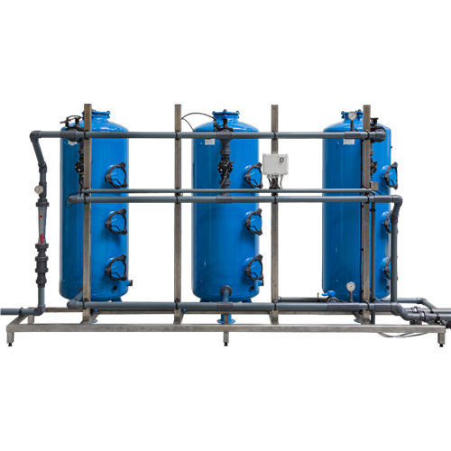 Multimediafiltratie installatie als voorfiltratie voor een RO systeem