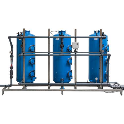 Multimediafiltratie installatie als voorfiltratie voor een RO systeem