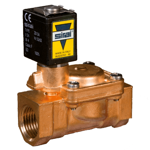 Asco magneetventielen (indirect) van sirai inwendig uitgevoerd in rvs