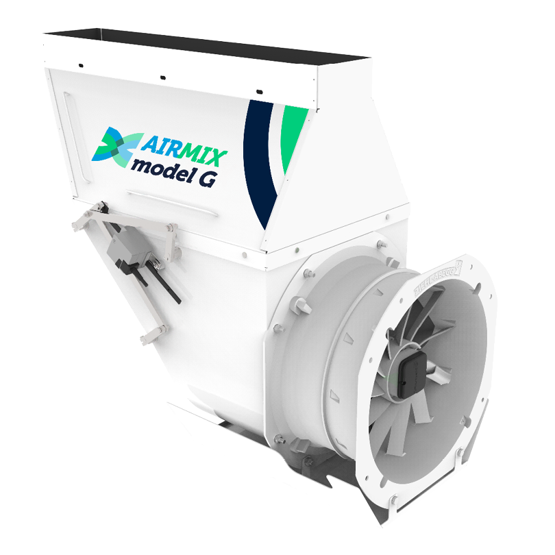 Airmix model G passief ontvochtigen voor in de tuinbouw
