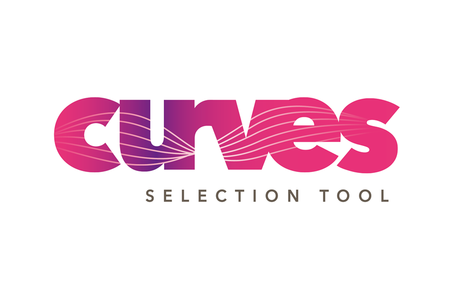 Curves selectie tool logo voor het selecteren van de juiste verwarmingspomp