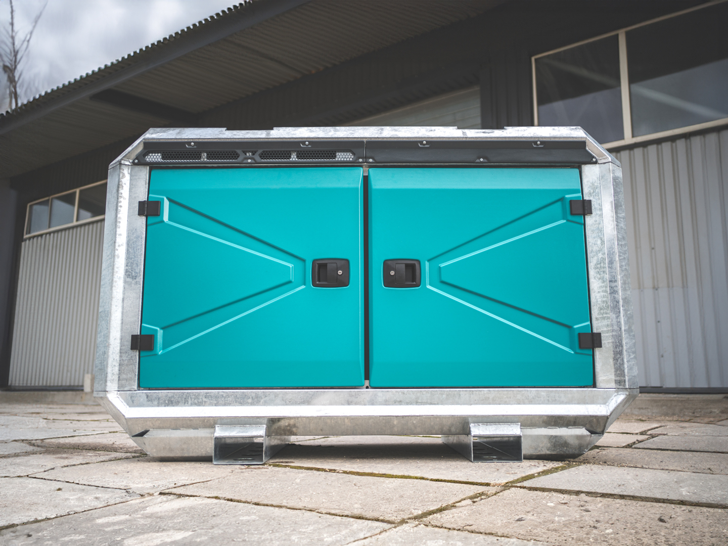 Aeonpump Kraken 4"D mobiele pompset met plunjerpomp voor bronbemaling