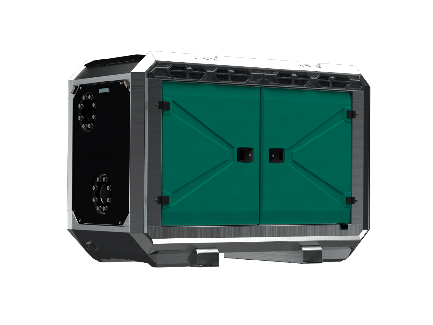 Aeonpump Raptor 6"E mobiele pompset voor het verpompen van afvalwater