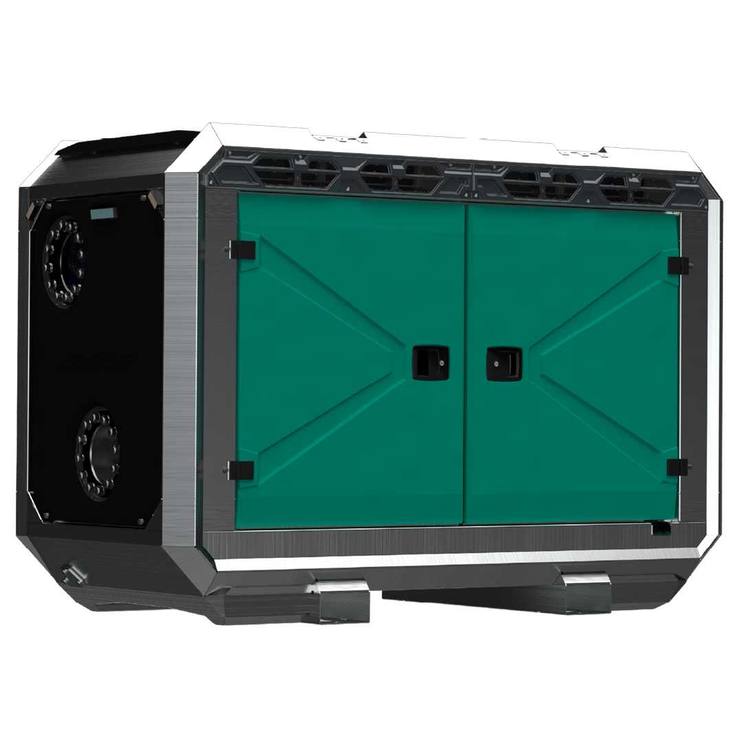 Aeonpump Raptor 8"D Diesel mobiele pompset voor vervuild water