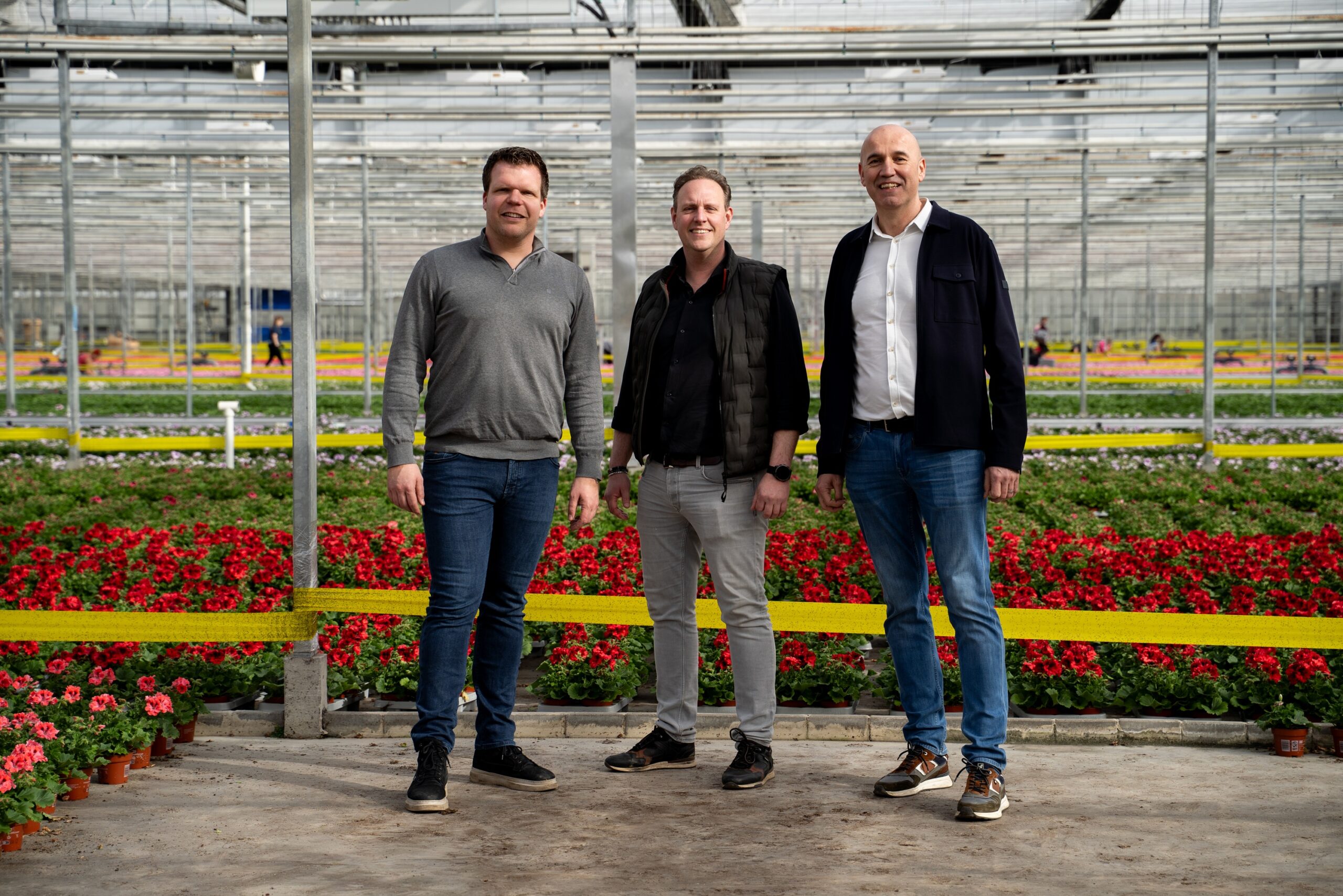 Bart van Leeuwen, Ronald Haket en Ruud van Leeuwen Van der Ende Group